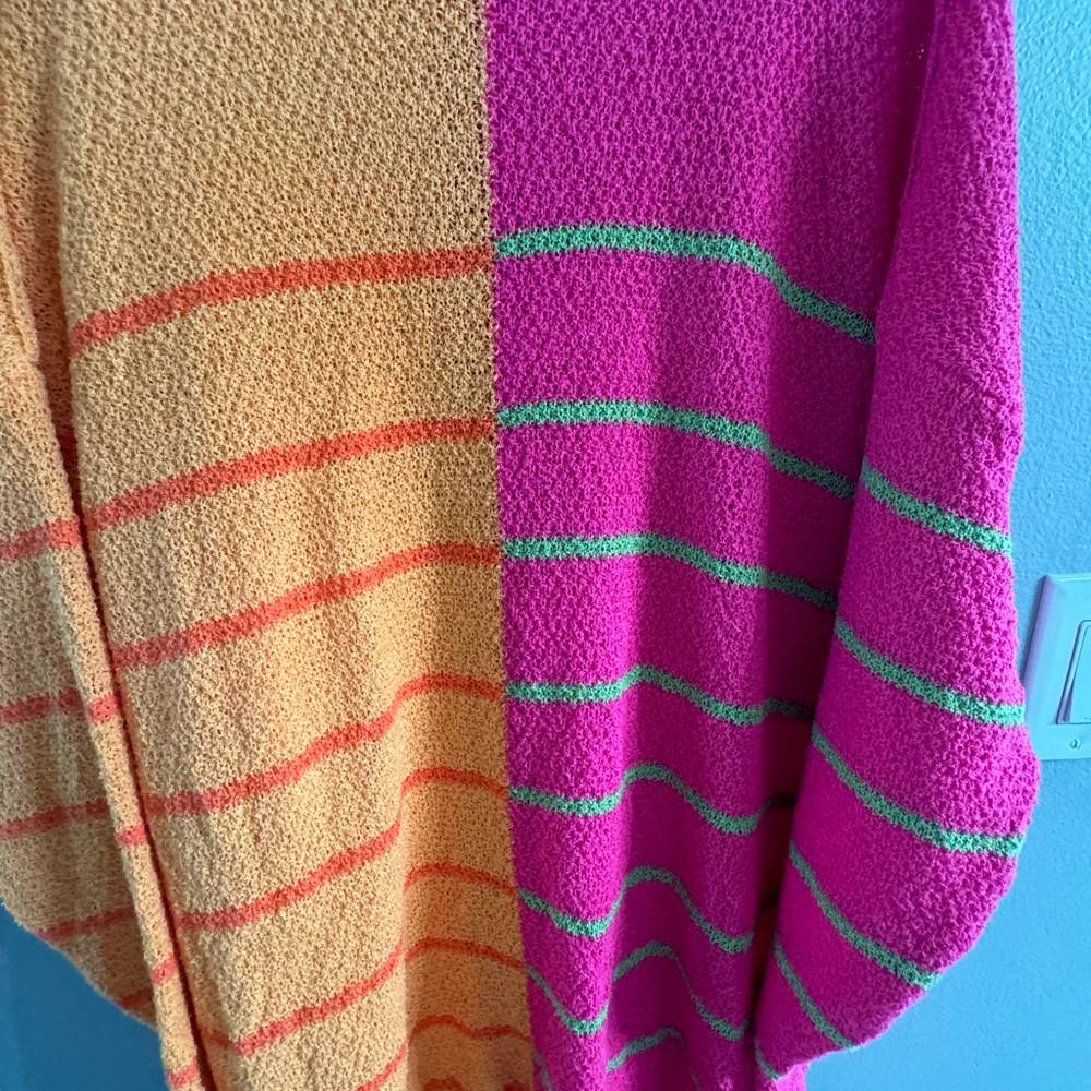 Davi And Dani Color Block Stripe Lightweight Swea… - image 7